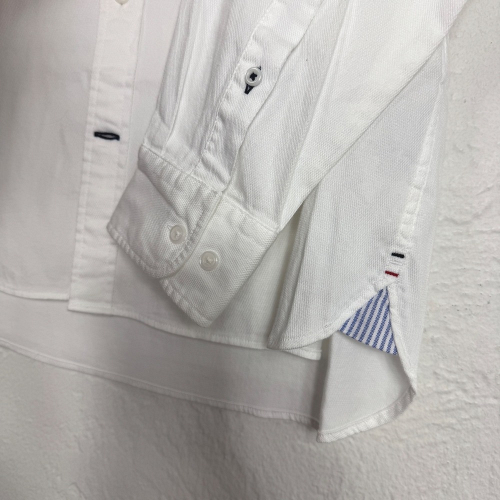 Tommy Hilfiger Mens TH Flex Slim Fit Button Down Shirt White XL NWT - Picture 6 of 8